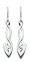Kit Heath Heritage Sterling Silver 6232 Celtic Organic Twist Drop Earrings