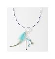 Kirra Beaded Feather Necklace