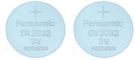 CR2032 Battery (2 pack) - Panasonic, Lithium Coin Cell, 3V