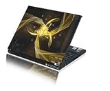 Laptop Skin Notebook Decal Cover H273 Yellow Fabric (Brand New with 2 FREE touch pad decals)