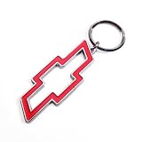 Chevrolet 3D Red Bowtie Logo Key Chain
