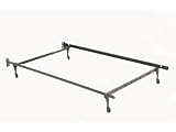 Twin/Full Sturdy Metal Bedframe 79C - T/F with casters