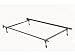 Twin or Full Metal Bed Frame with Casters