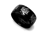 Ed Hardy Stainless Steel Love Kills Slowly Tatto Ring