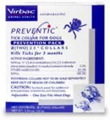 Preventic Tick Collar for Dogs - 2 Collars