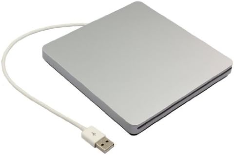 External Super Slim USB 2.0 Slot-In DVD-RW, Silver