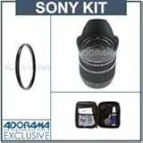 Sony 18-200mm f/3.5-6.3 a (alpha) Mount Digital SLR Lens Kit, with Tiffen 6 ....