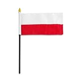 Poland National Flag 4 x 6 inch