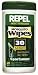 Repel Sportsmen Formula 20 Count Mosquito Repellent Wipes 30% DEET 34070