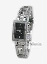 GUESS CRYSTAL CASE SILVER TONE LADIES WATCH
