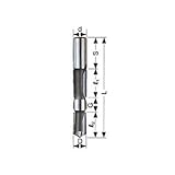 大見工業 超硬2段(両面)フラッシュビット ルーター用 12φ 2F1212G5【メーカー取寄品）】