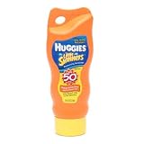Huggies Little Swimmers Moisturizing Sunscreen, SPF 50, Mango & Coconut, 7.5 oz (222 ml) Tube, Case of 6 Tubes