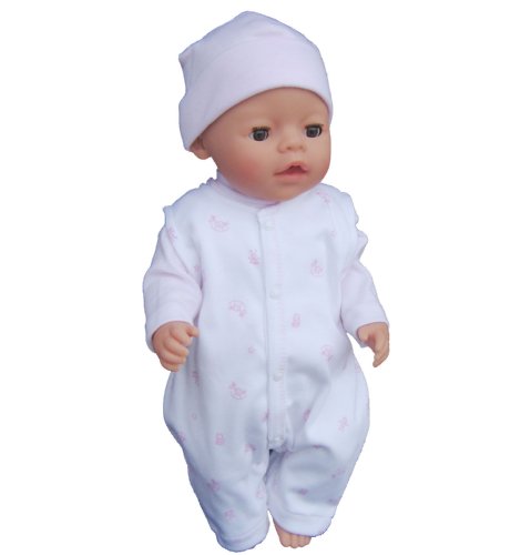 Childrens Toyshop  Toys : Cotton Baby Romper Set Pink 3-5lb