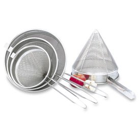 S/S Coarse Mesh China Cap Strainer, 9-3/4
