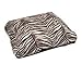 "Safari Adventure" Zebra Print Dog Pillow with Cotton Slipcover (Rectangluar Pillow, 29 x 32)