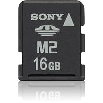 Sony Memory Stick Micro M2 16 GB Flash Memory Card with USB Reader