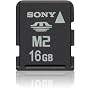 Sony Memory Stick Micro M2 16 GB Flash Memory Card with USB Reader