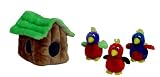 Kyjen Hide-A-Bird Puzzle Plush Intercative  Dog Toy, Large