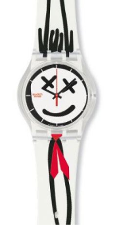 Swatch Sujk110 Funcky Red Tie Watch