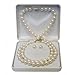 8-9mm White Freshwater Pearl Necklace Bracelet