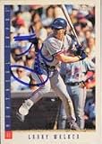 Larry Walker, Montreal Expos, 1993 Score Autographed Card