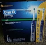 Oral-B Professional Care Rechargeable Toothbrushs (2) with 5 Brushheads