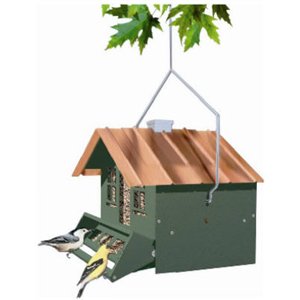 Childrens Toyshop  Outdoor Living : Perky Pet 339 Squirrel Be Gone II Feeder Home with Chimney