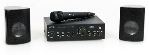 LTC PA-Set Verstärker 600W Boxenset Mikrofon Karaoke
