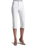 Gloria Vanderbilt Women's Amanda Capri, Simply White, 10