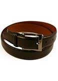 Famous NY Designer Black Italian Grain Belt with Gunmetal Buckle