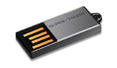 Super Talent Pico-C 32 GB USB 2.0 Flash Drive STU32GPCS (Silver)