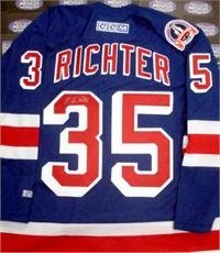 Mike Richter autographed New York Rangers hockey Jersey