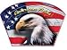 American Pride Bald Eagle Decal with US Flag - 16