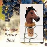 Horse Cork Bottle Buddy Wine Stopper