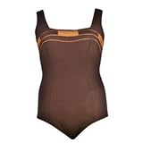 Border One Piece Plus Size Swimsuit by Longitude - Plus Size Swimwear Plus Size Swimsuit