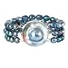 925 Silver & Freshwater Pearl Bracelet with Blister Pearl Center- 7.5 IN