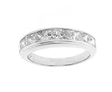 Sterling Silver 925 Engagement Band CZ Ring