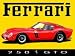 Ferrari 250 GTO - Mini Metal Wall Sign