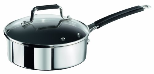 Tefal E43532 Jamie Oliver Schmorpfanne mit Deckel 24 cm, edelstahl Preisvergleich