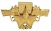 Duo Golden Guns and Star Lighter Belt Buckle