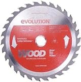 Evolution 180BLADEWD 7 X 30T X 20MM For Cutting Wood, Max RPM 3500