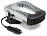 HEATER/FAN 12V SWIVELS CHROME W/BLK TRIM