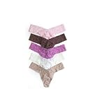 Petite Signature Lace Low Rise Thong 5-Pack