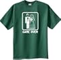 GAME OVER Funny Bride Groom Spruce Green Novelty T-shirt, Large
