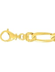 Gold Bracelet Bracelet Gents Figaro Link (3 Of 5)