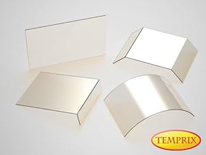 Kaminscheibe Kaminglas 30,5 x 30,5 cm / 305 x 305 x 4 mm Sichtscheibe