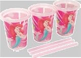 Disney Ariel 10 oz. Straw Cups - 3 pack