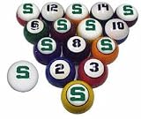 Michigan State Spartans Billiard Ball Set