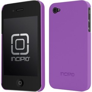 Incipio iPhone 4/4S feather Ultralight Hard Shell Case – 1 Pack – Carrying Case – Retail Packaging – Matte Bright Purple Incipio iPhone 4/4S feather Ultralight Hard Shell Case – 1 Pack – Carrying Case – Retail Packaging – Matte Bright Purple