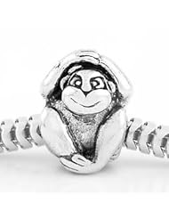 Authentic Reflections Sterling Silver Monkey Bead